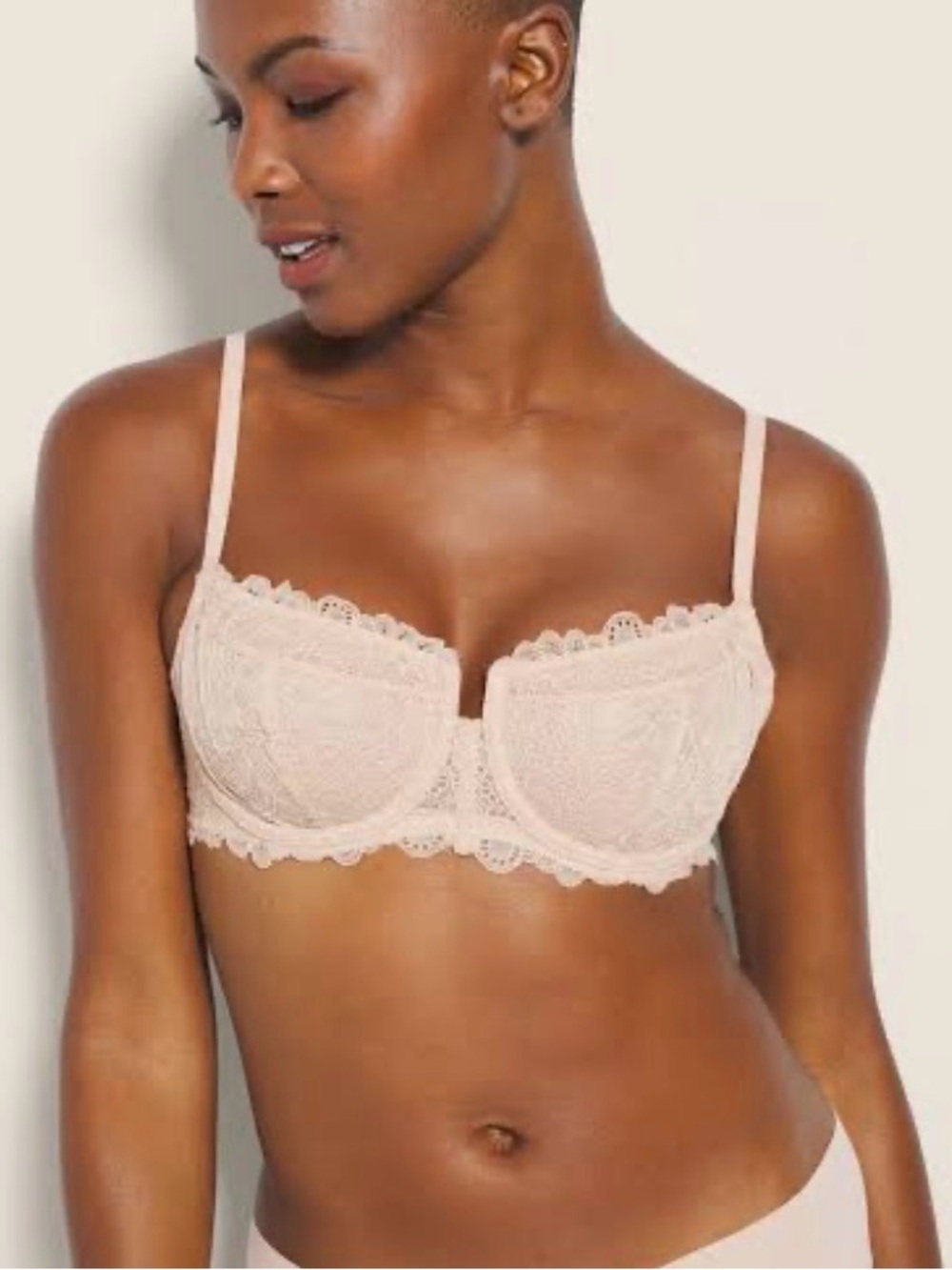 125. Sexy Soma Women's Lace Underwire Bra –Paloma Glow(Coral) NWT